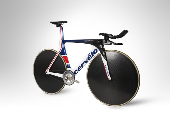 Picture by Paul Currie/SWpix.com - 11/05/2016 - British Cycling - Picture shows the new Olympic GB bike at the National Cycling Centre in Manchester.