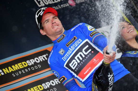 Foto LaPresse/ Gian Mattia D'Alberto09/03/2017 Pomarance (Italia) Sport CiclismoGara Ciclistica Tirreno Adriatico 2017 - Seconda tappa - Camaiore-Pomarance km 229.Nella foto:  VAN AVERMAET Greg(BEL)BMC RACING TEAM(USA), maglia bluPhoto LaPresse/ Gian Mattia D'AlbertoMarch 09, 2017 Pomarance  (Italy)Sport Cycling Race Tirreno Adriatico 2017 - stage 2 - Camaiore-Pomarance km 229.In the pic: VAN AVERMAET Greg(BEL)BMC RACING TEAM(USA), blu jersey