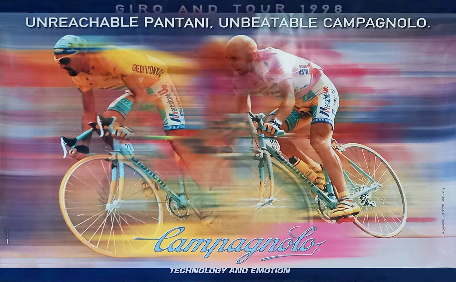 Magazine Bicisport N.8 Août 1998 Italien Avec Poster Marco Pantani