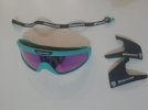 Occhiali bici bianchi anni 2000 come nuovi completi