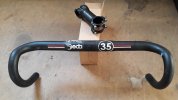 Attacco + manubrio Deda 35