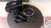misuratore di potenza quarq dfour 9000 gxp (24/22 mm) per shimano 172.5 mm usato
