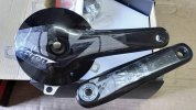Guarnitura Vision da pista, in alluminio, 172,5mm (144mm fori) -TUTTO NUOVO-