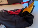 OAKLEY FLIGHT JACKET  RUBY POLARIZED