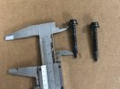 Vite Shimano Tipo C flat mount Y8PU08020