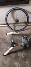 Tacx Flow Smart + ruota copertone pignoni