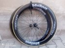 Ruote Vision Metron 55 Sl Tubolare Rim Brake mai usate