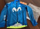 Giubbino termico team Pro Movistar