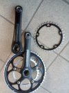 Guarnitura Compact Campagnolo Veloce 50-34 - 10 v - 170 mm