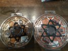 coppia di dischi Ashima AiNeon mm 140 e 160 - gr 63,5 e 71