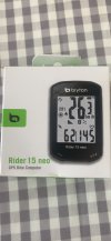 Gps ciclismo Bryton rider 15 neo