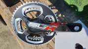 Guarnitura pedivella FSA SLK light 386-39/53
