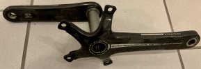 CAMPAGNOLO RECORD 10/11 V guarnitura 170mm ULTRA TORQUE 53/39 bdc 130