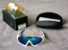 Oakley Flight Jacket bianco - Prizm Sapphire Iridium