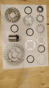 Pacco pignoni Campagnolo Super Record 12v (11-29)
