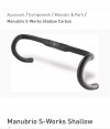 Manubrio s works shallow carbon 42 + 130mm fsa