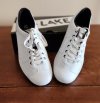 Lake CX1 Carbon Bianco/Logo Gold Scarpe ciclismo