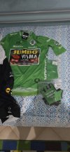 Completo maglia verde - Van Aert Tour de France 2022 - tg. XL