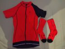 Maglia maniche corte Dry Micro 3 D + calze di Tecso Sport