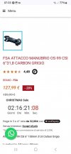 Attacco manubrio fsa carbonio