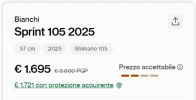 prezzo vendita Bianchi Sprint usata.png