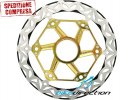 Disco Corsa-Gravel-CX flottante Quidrez Blade Center Lock 160 e 140 Gold