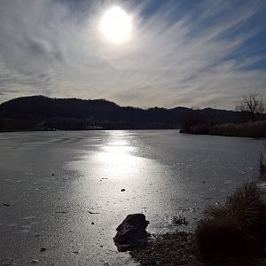 Lago di Revine ...ghiacciato