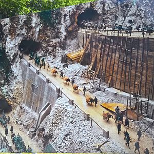 la strada in costruzione