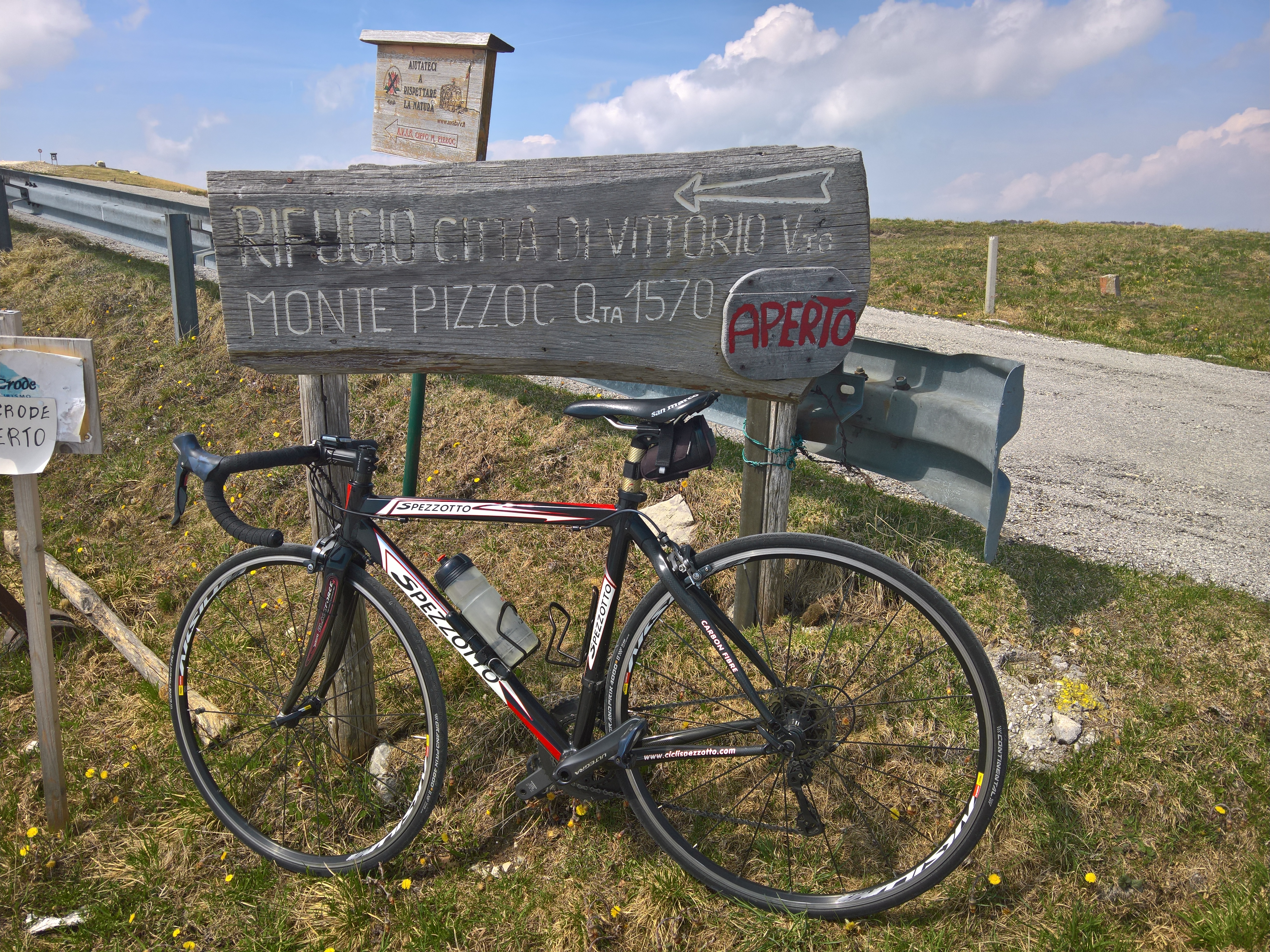 arrivata a quota 1570