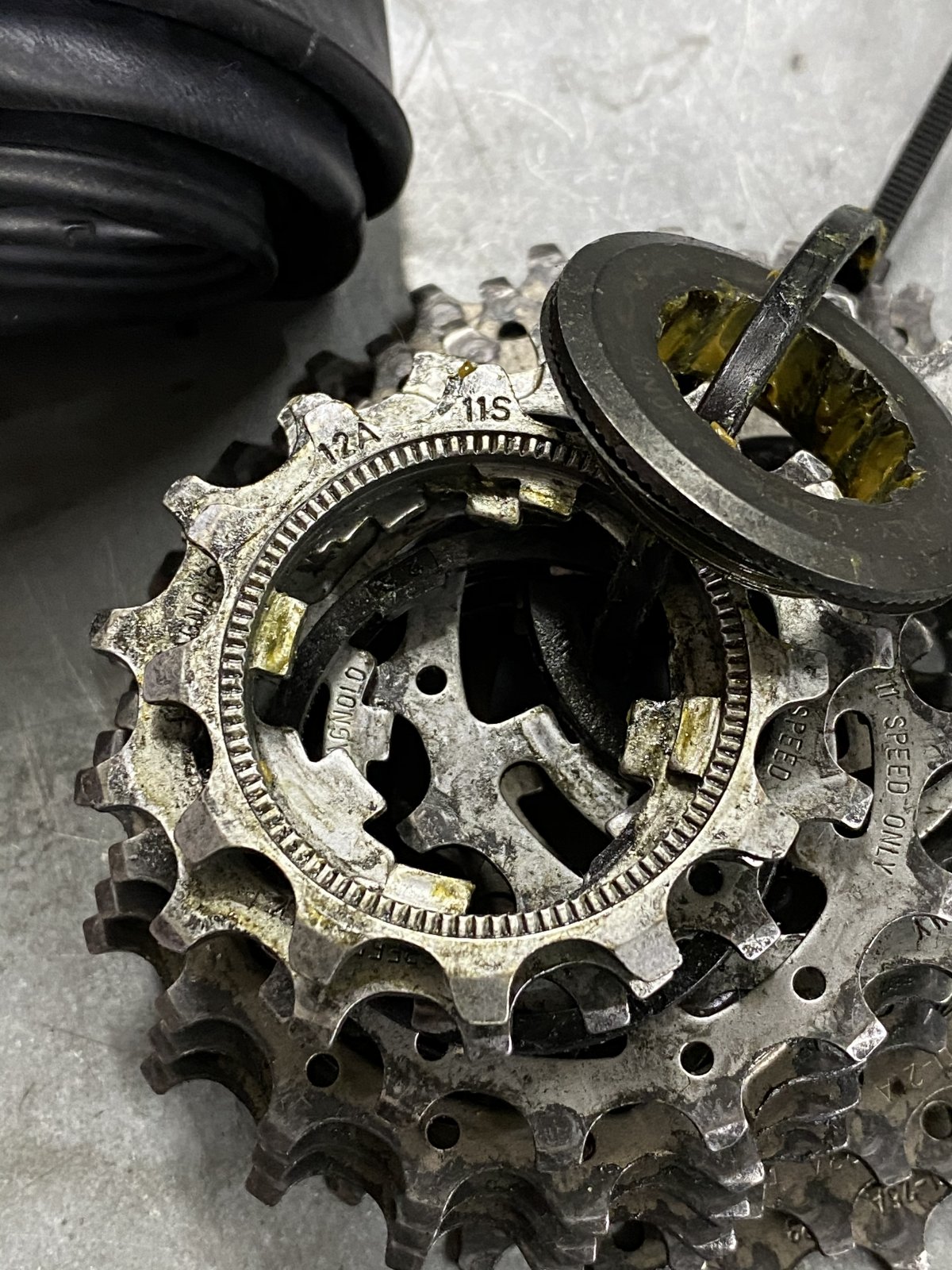 Campagnolo cp100 cassetta pignoni super record 11v 11 25d Cassetta Pi