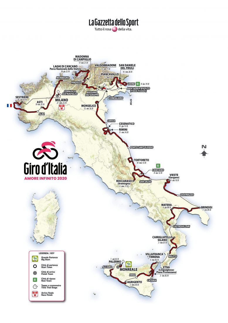 Giro d’Italia 2020, storia di un filo Rosa che da sempre unisce il Bel Paese